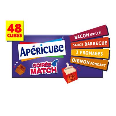 Apéricubes soirée Match (48 cubes, 250 g)