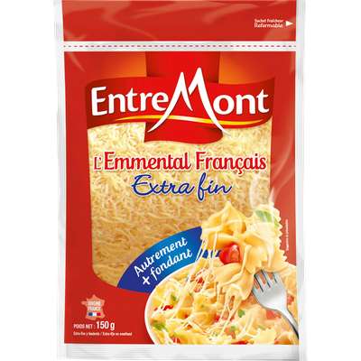 Emmental français râpé Extra fin, Entremont (160 g)