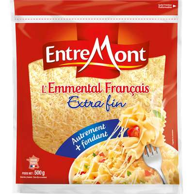Emmental français râpé Extra fin, Entremont (500 g)