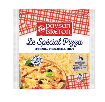 Fromage râpé spécial pizza, Paysan Breton (200 g)