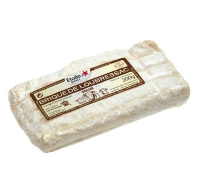 Brique de vache Loubressac au lait pasteurisé 25% mg (200 g)