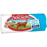 Bûche de chèvre légère 12%MG riche en protéines, Soignon (180 g)