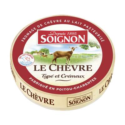 Le Chèvre typé et crémeux 22% MG, Soignon (180 g)