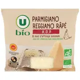 Parmigiano reggiano rapé 18 mois d'affinage AOP 30%mg, U Bio (60 g)