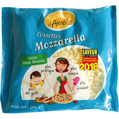 Cossettes mozzarella, Les délices d'Amélie (400 g)