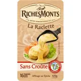Raclette au lait de montagne pasteurisé sans croûte, RichesMonts (16 tranches, 420 g)