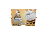 Fromage blanc nature au sucre de canne, U (8 x 100 g))