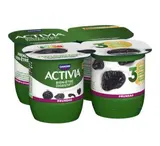 Yaourt bifidus au pruneau, Activia (4 x 125 g)