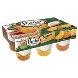 Yaourt nature sur lit de fruits jaunes, Panier Yoplait (6 x 140 g)