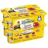 Yaourts pâtissiers, La Laitière (12 x 125 g)