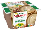 Dessert végétal Noisettes Amandes, Sojasun (4 x 100 g)