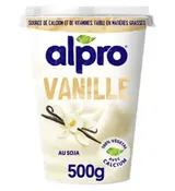 Dessert au soja parfum vanille, Alpro (500 g)