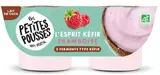 Dessert végétal esprit kéfir framboise au lait de coco BIO, Les Petites Pousses (2 x 100 g)