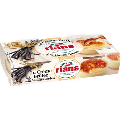 Crème brûlée, Rians (2 x 100 g)