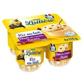 Riz au lait rhum et raisins, La Laitière (4 x 115 g)