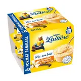 Riz au lait Vanille, La Laitière (8 x 115 g)