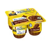 Riz au lait au chocolat, La Laitière (4 x 115 g)