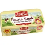 Beurre doux extra fin AOP moulé de Charentes Poitou, Grand Fermage (250 g)