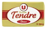 Beurre tendre doux 82% de MG, U (250 g)