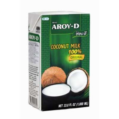 Lait de coco en brique, Aroy-D (1 L)