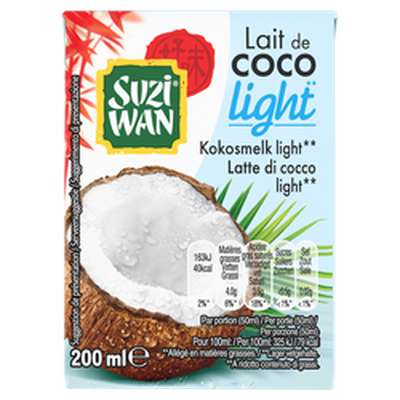 Lait de Coco light, Suzi Wan (20 cl)