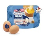 Oeufs Gros Coque, Douce France (x 6)