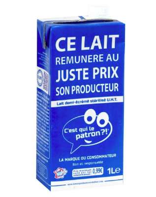 Lait demi-écrémé, C'est qui le patron (1 L)
