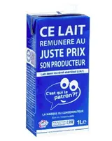 Lait demi-écrémé, C'est qui le patron (1 L)