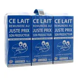 Pack de lait demi-écrémé, C'est qui le patron (6 x 1 L)