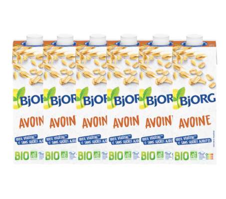 Pack de boisson nature d'avoine BIO, Bjorg (6 x 1 L)