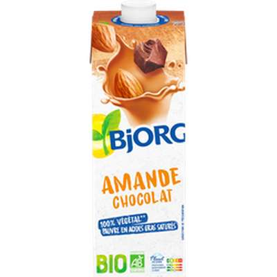 Boisson lait d'amande chocolat BIO, Bjorg (1 L)