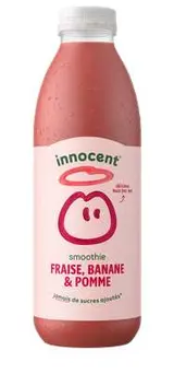 Smoothie fraise et banane, Innocent (750 ml)