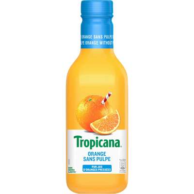 Jus d'orange sans pulpe frais, Tropicana (90 cl)