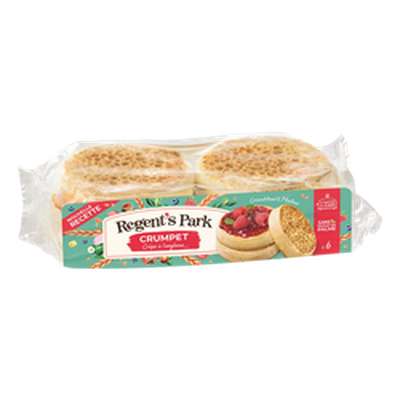 Crumpets nature, Regent's Park (x 6, 330 g)