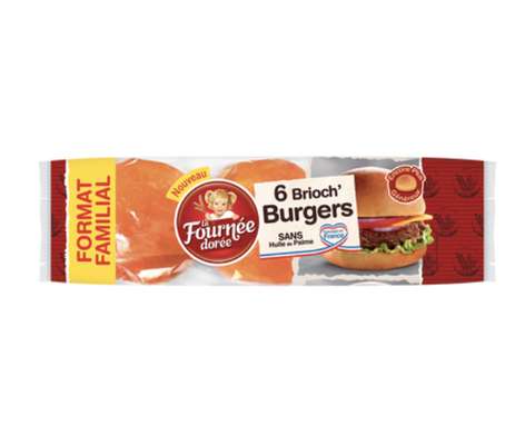 Brioch' burger, La Fournée dorée (6 x 450 g)