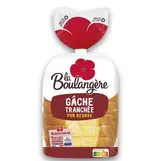 Gâche pur beurre tranchée, La Boulangère (400 g)
