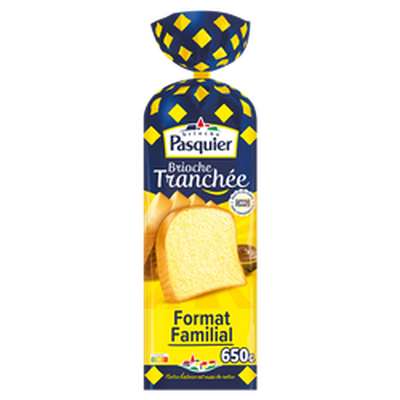 Brioche tranchée maxi, Pasquier  (650 g)