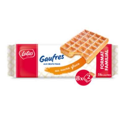 Gaufres moelleuses aux oeufs, Lotus (371 g)