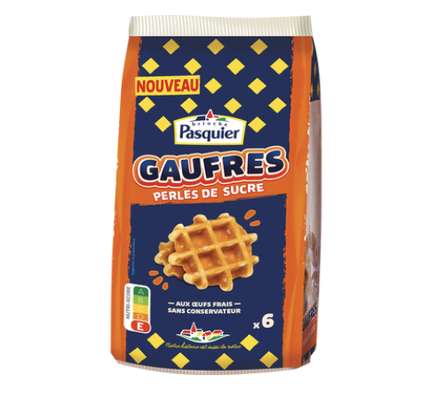 Gaufres aux perles de sucres, Pasquier (6 x 240 g)
