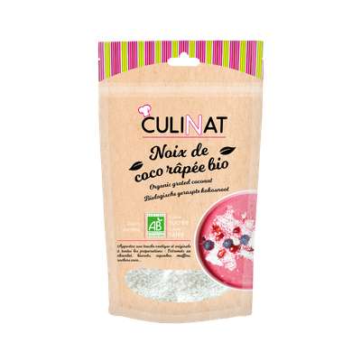 Noix de coco râpée BIO, Culinat (125 g)