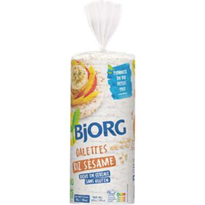 Galette de riz complet au sésame BIO, Bjorg (130 g)