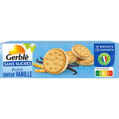 Biscuits vanille sans sucres, Gerblé (185 g)