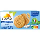 Biscuits saveur coco sans sucre ajouté, Gerblé (132 g)