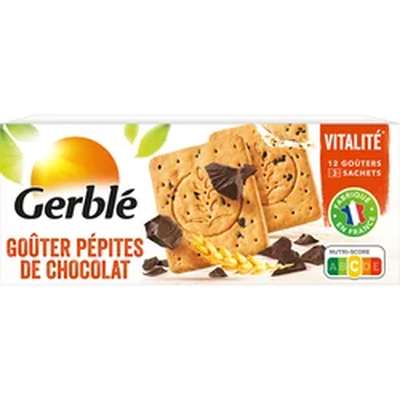 Biscuits pépites chocolat, Gerblé (250 g)