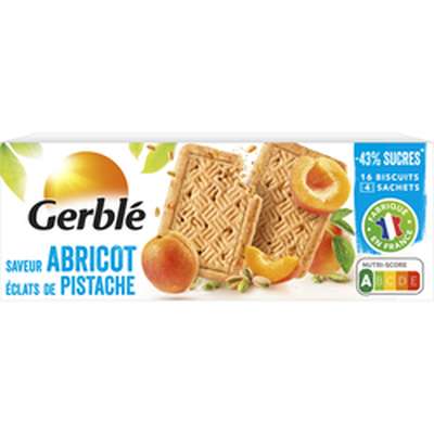 Biscuits à l'abricot avec arôme naturel pistache, Gerblé  (160 g)
