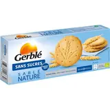 Biscuits sablés nature sans sucres, Gerblé (132 g)