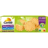 Biscuits sablés sans gluten & sans lactose, Gerblé (120 g)