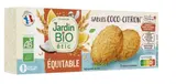 Sablés à la noix coco et au citron BIO, Jardin Bio (150 g)