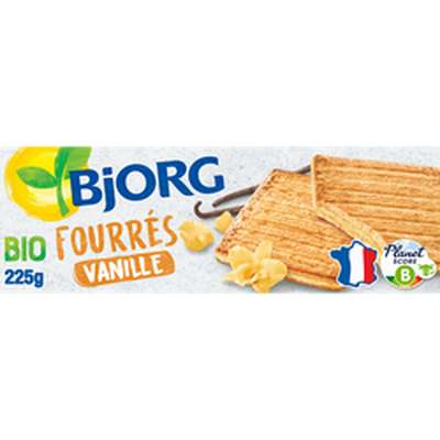 Fourrés vanille BIO, Bjorg (225 g)