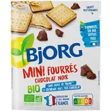 Biscuits mini fourrés chocolat noir BIO, Bjorg (180 g)